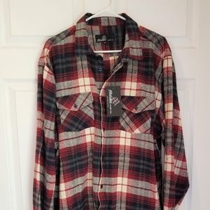 Molokai Surf Co Flannel Shirt NWT 2XL Multicolored